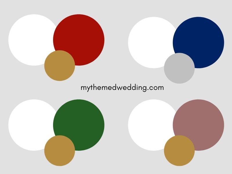 Medieval wedding colors combinations