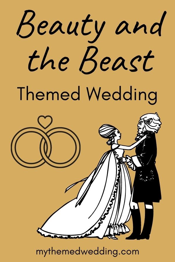 beauty and the beast themed wedding ideas