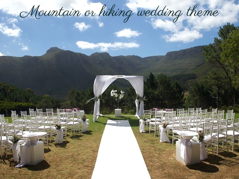 mountain wedding theme hiking ideas