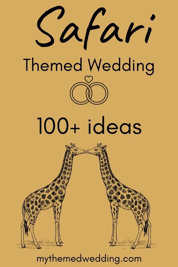 safari themed wedding ideas