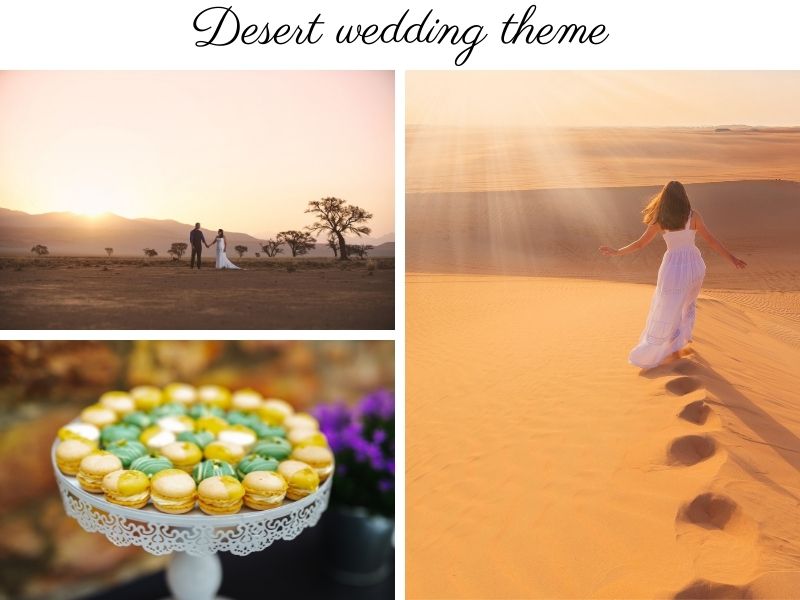 desert wedding theme